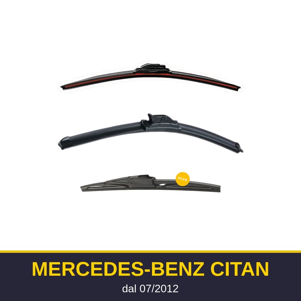 Spazzole tergicristallo Mercedes-Benz Citan (07/2012-)