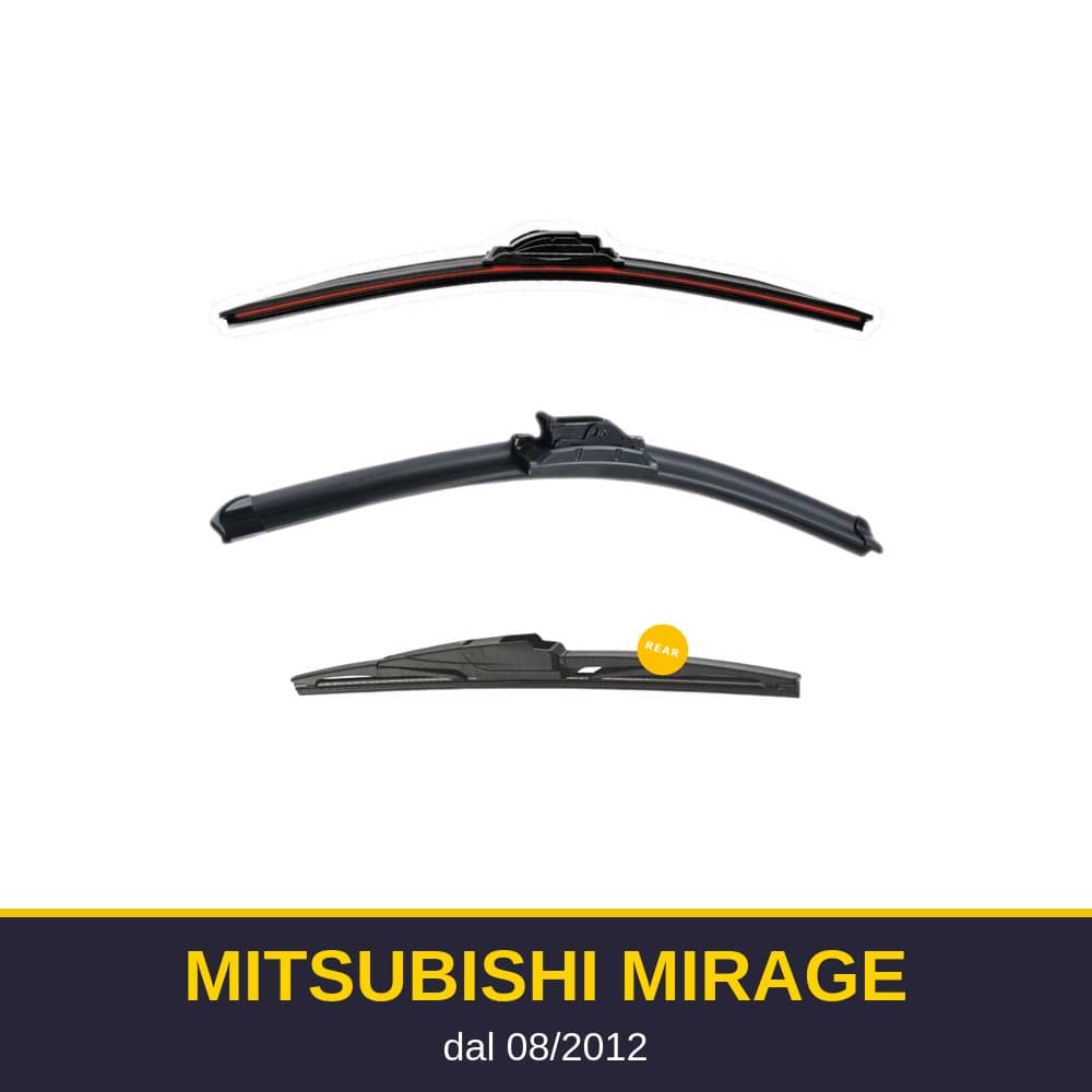 Spazzole tergicristallo Mitsubishi Mirage (08/2012-)