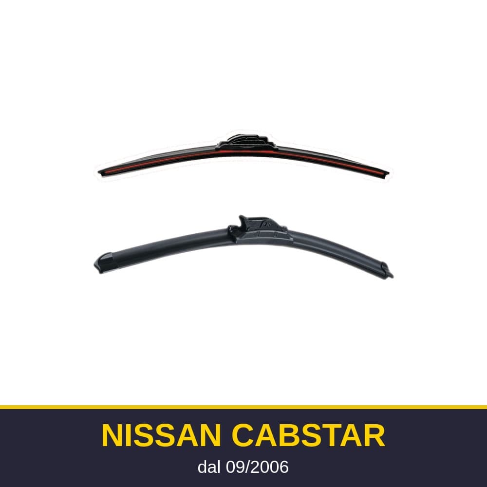 Spazzole tergicristallo Nissan Cabstar (09/2006-)