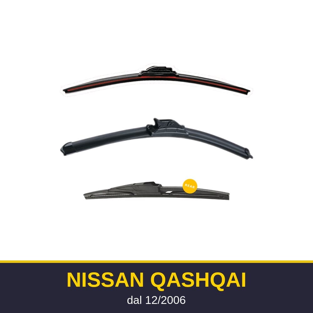 Spazzole tergicristallo Nissan Qashqai (12/2006-)