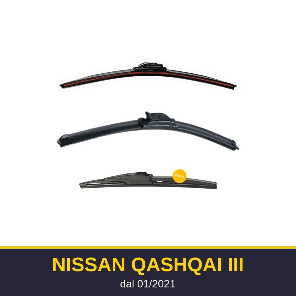 Spazzole tergicristallo Nissan Qashqai III (01/2021-)