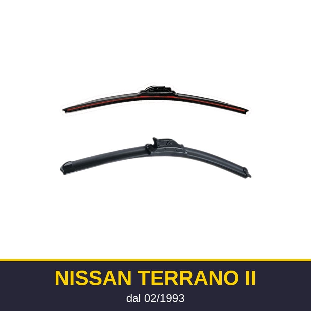 Spazzole tergicristallo Nissan Terrano II (02/1993-)