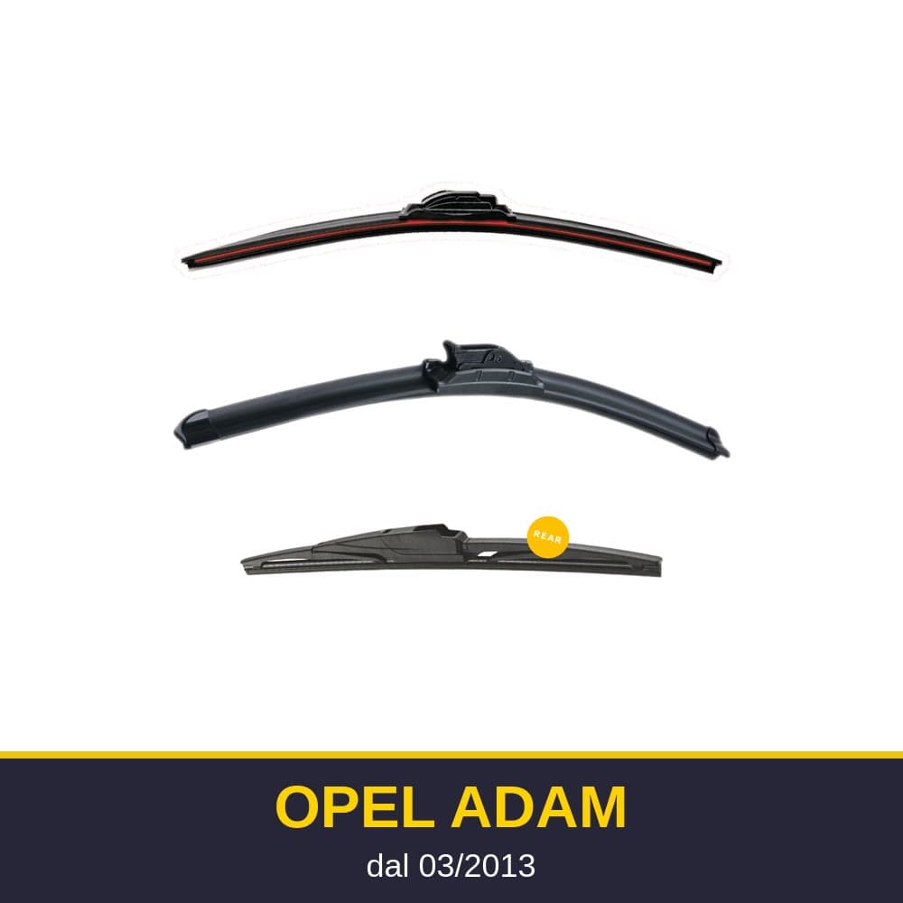 Spazzole tergicristallo Opel Adam (03/2013-)
