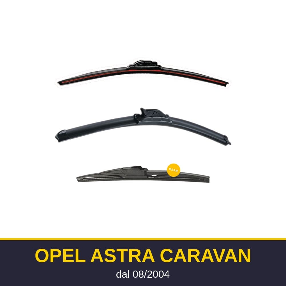Spazzole tergicristallo Opel Astra Caravan (08/2004-)