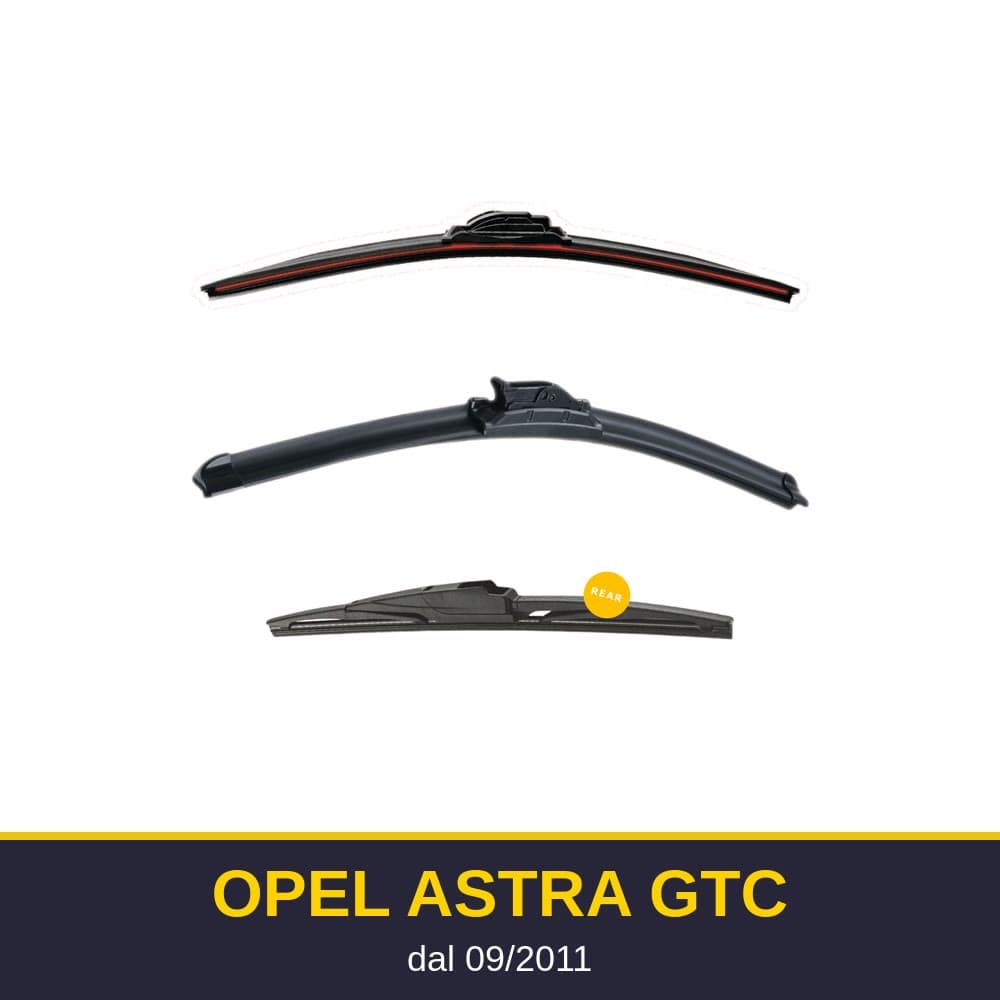Spazzole tergicristallo Opel Astra GTC (09/2011-)