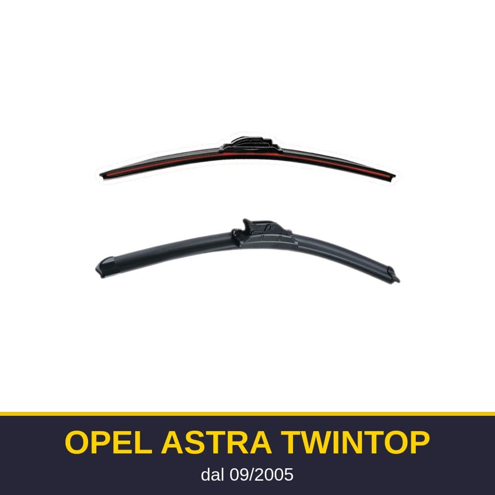 Spazzole tergicristallo Opel Astra TwinTop (09/2005-)