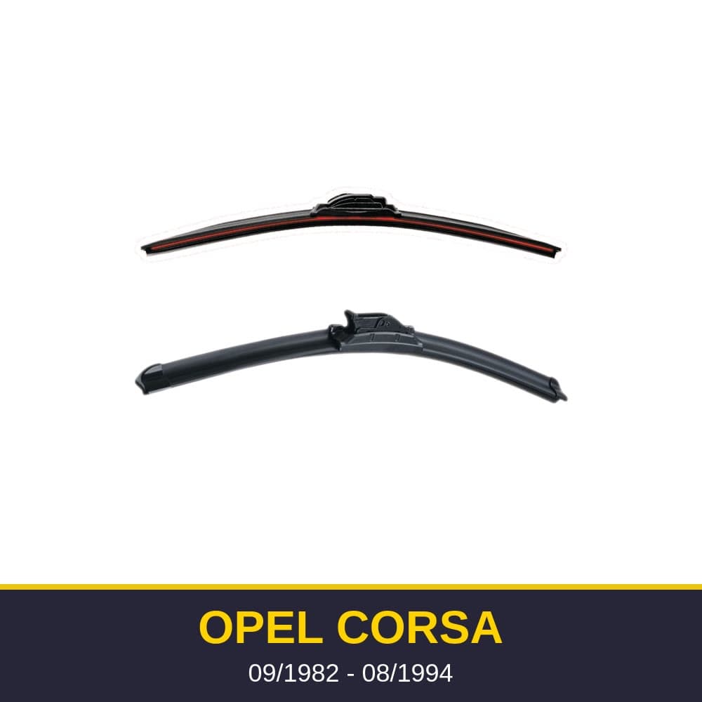 Spazzole tergicristallo Opel Corsa (09/1982-08/1994)