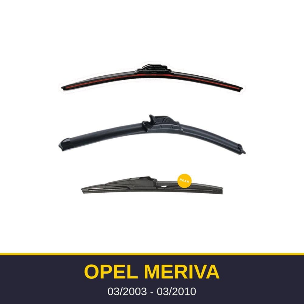 Spazzole tergicristallo Opel Meriva (03/2003-03/2010)