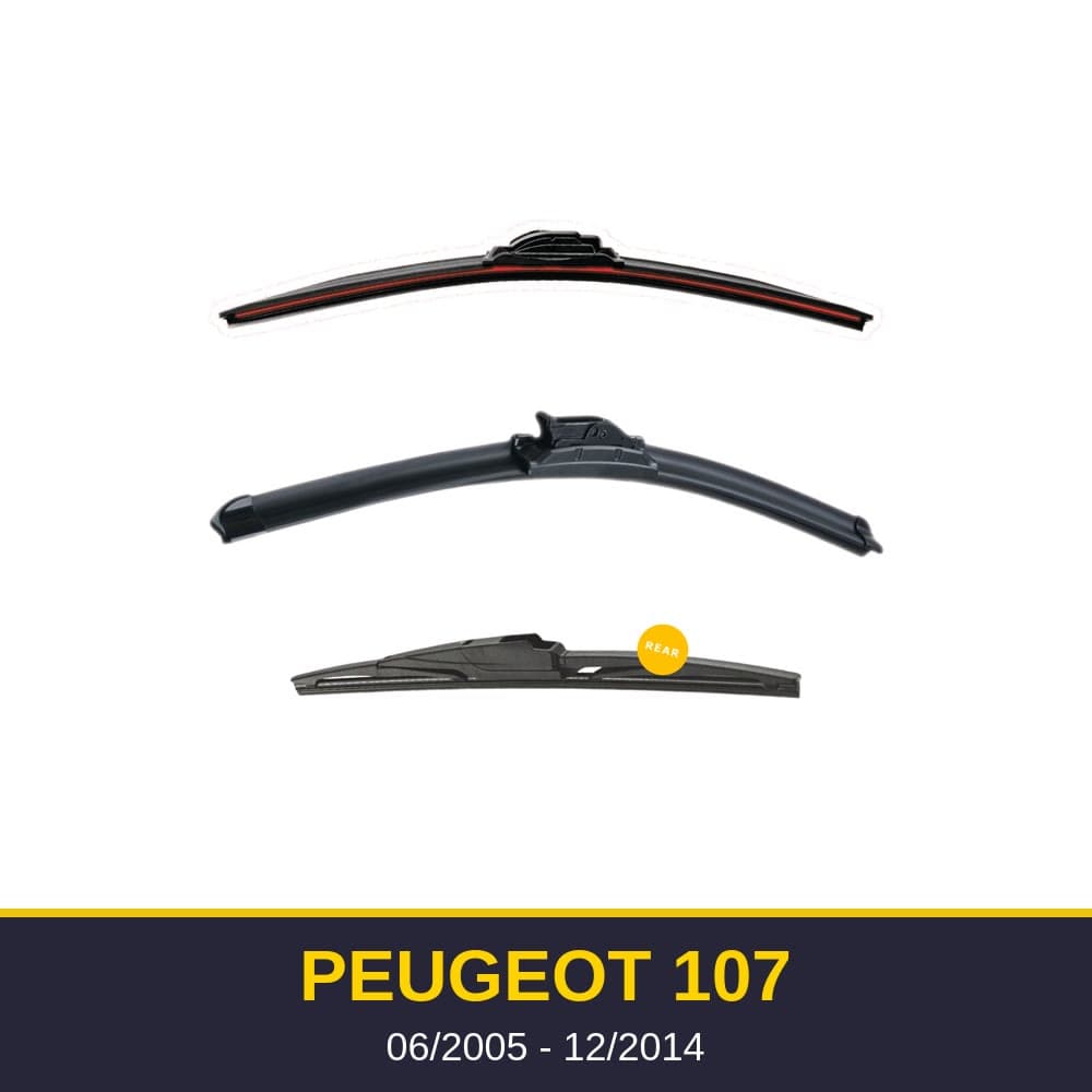Spazzole tergicristallo Peugeot 107 (06/2005-12/2014)