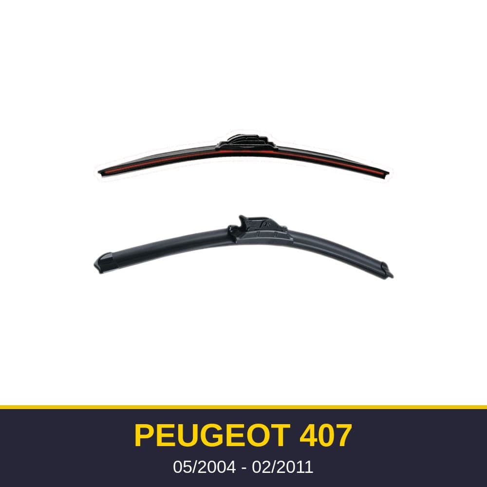Spazzole tergicristallo Peugeot 407 (05/2004-02/2011)