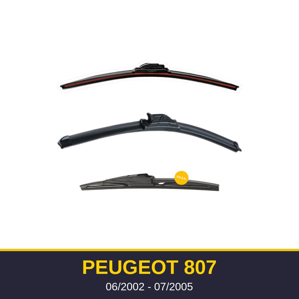 Spazzole tergicristallo Peugeot 807 (06/2002-07/2005)