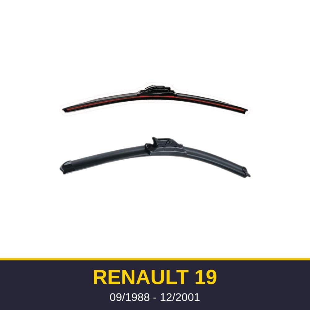 Spazzole tergicristallo Renault 19 (09/1988-12/2001)