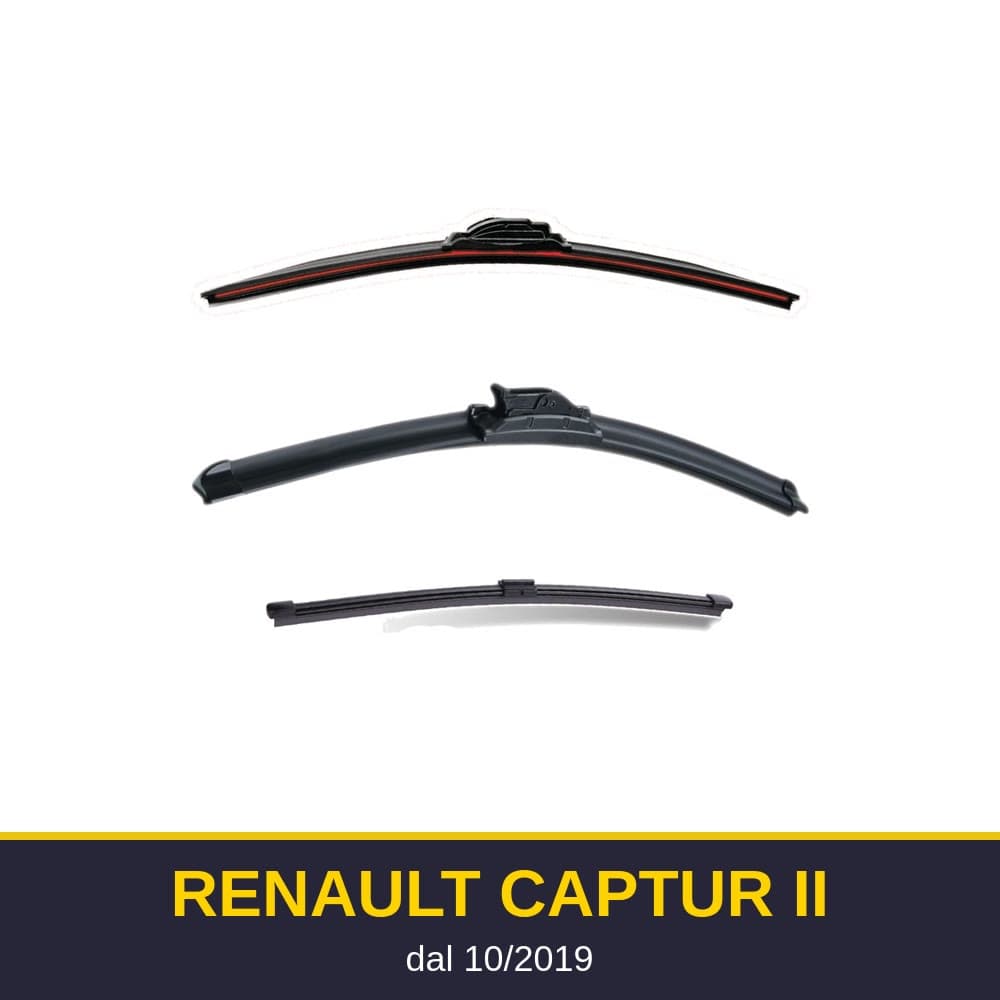 Spazzole tergicristallo Renault Captur II (10/2019-)