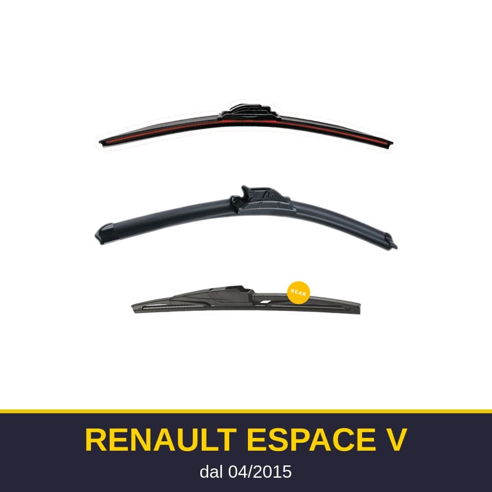Spazzole tergicristallo Renault Espace V (04/2015-)