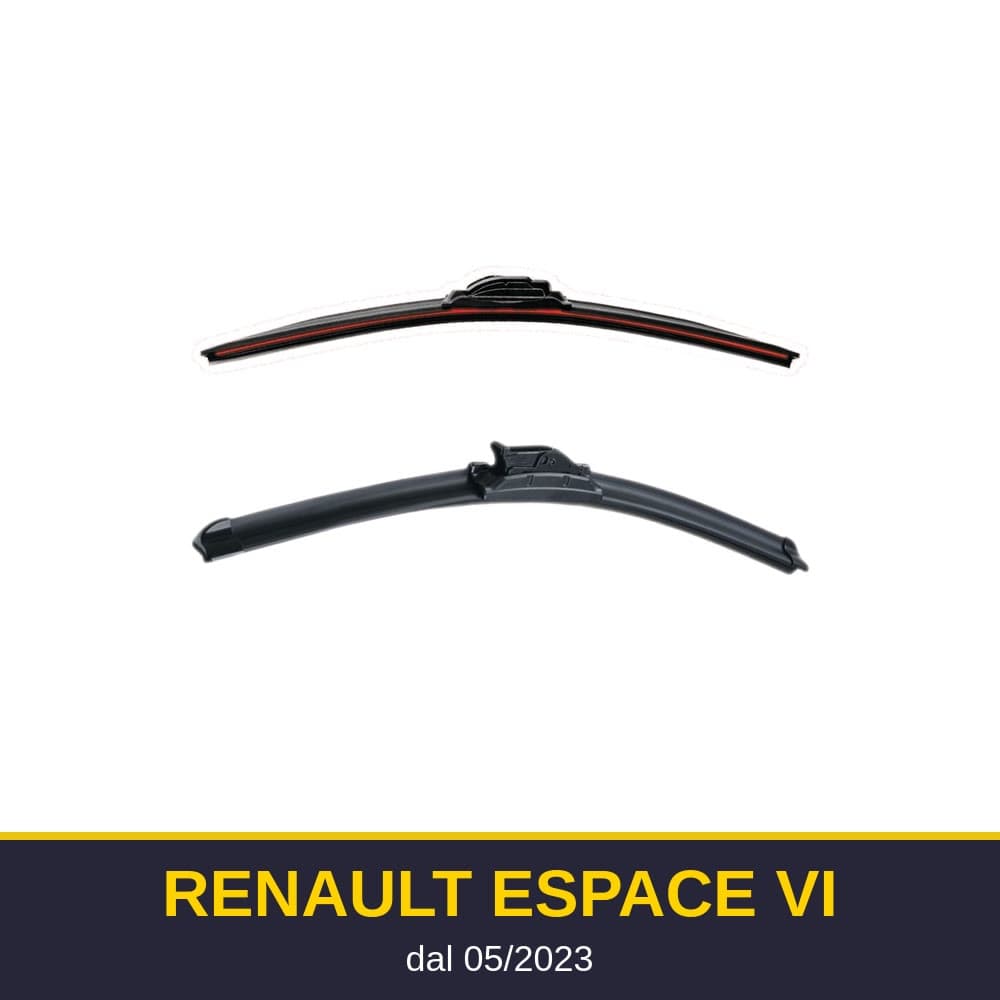 Spazzole tergicristallo Renault Espace VI (05/2023-)