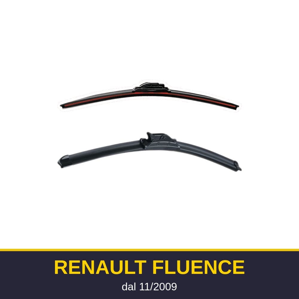 Spazzole tergicristallo Renault Fluence (11/2009-)