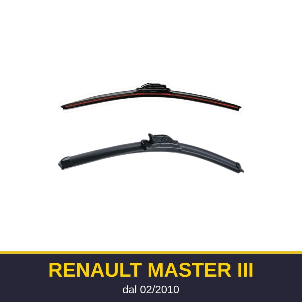 Spazzole tergicristallo Renault Master III (02/2010-)