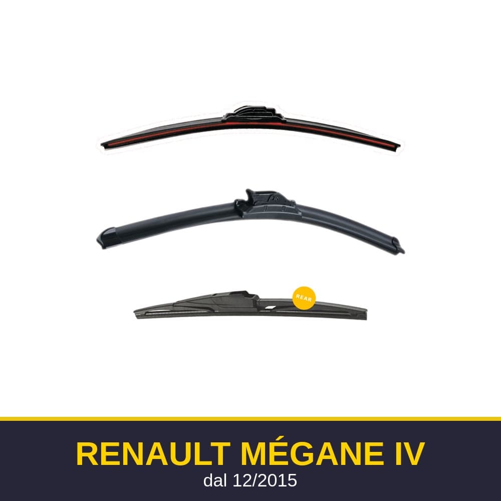 Spazzole tergicristallo Renault Mégane IV (12/2015-)