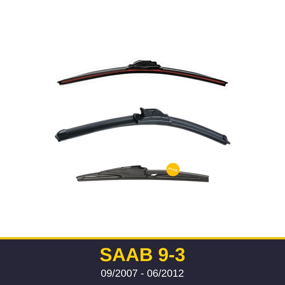 Spazzole tergicristallo Saab 9-3 (09/2007-06/2012)
