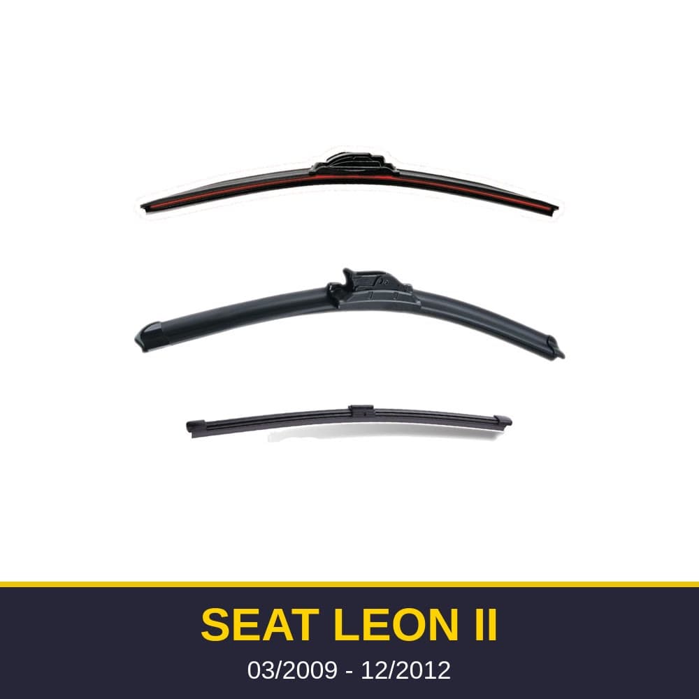 Spazzole tergicristallo Seat Leon II (03/2009-12/2012)