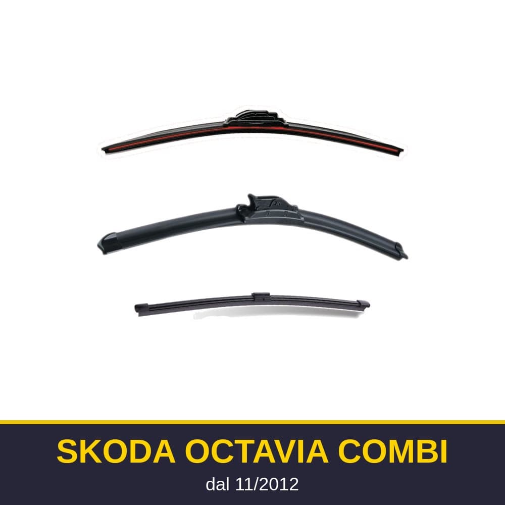 Spazzole tergicristallo Skoda Octavia Combi (11/2012-)