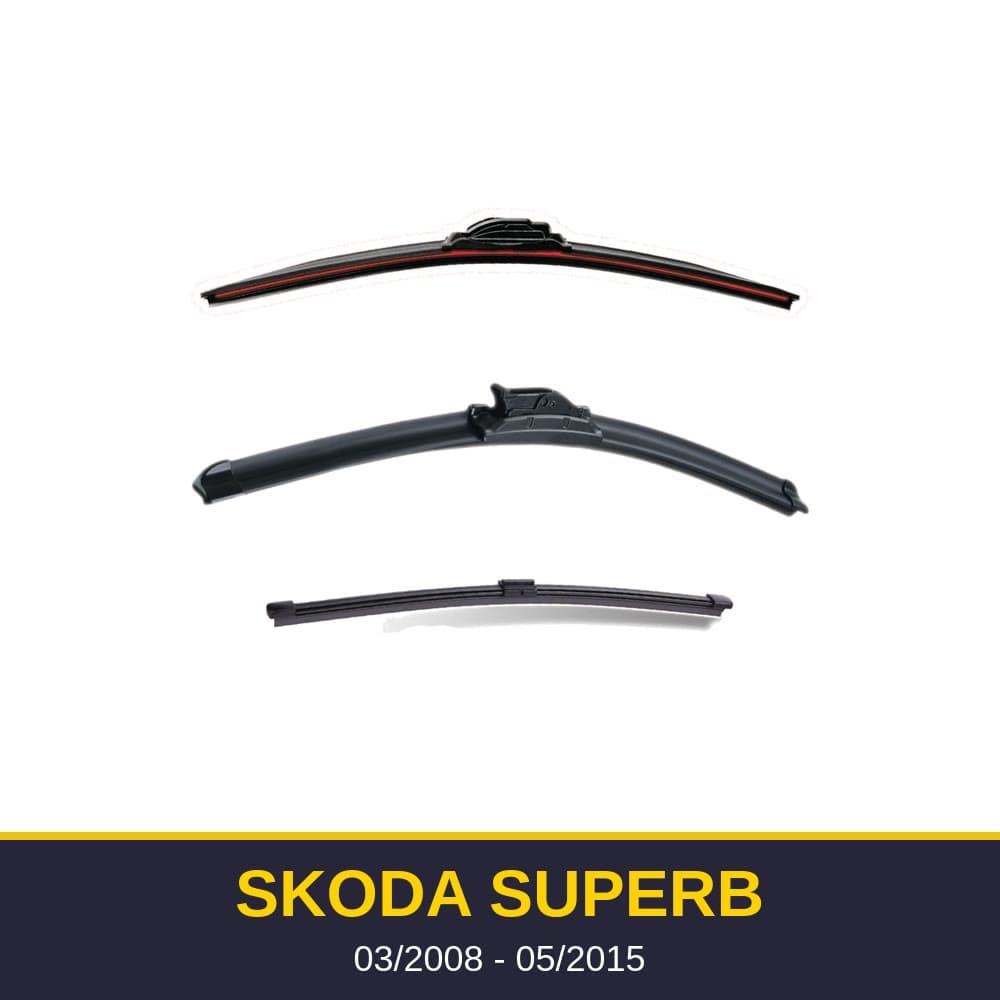 Spazzole tergicristallo Skoda Superb (03/2008-05/2015)