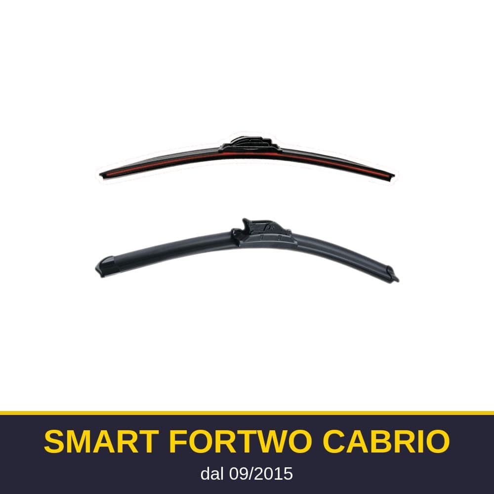 Spazzole tergicristallo Smart Fortwo Cabrio (09/2015-)