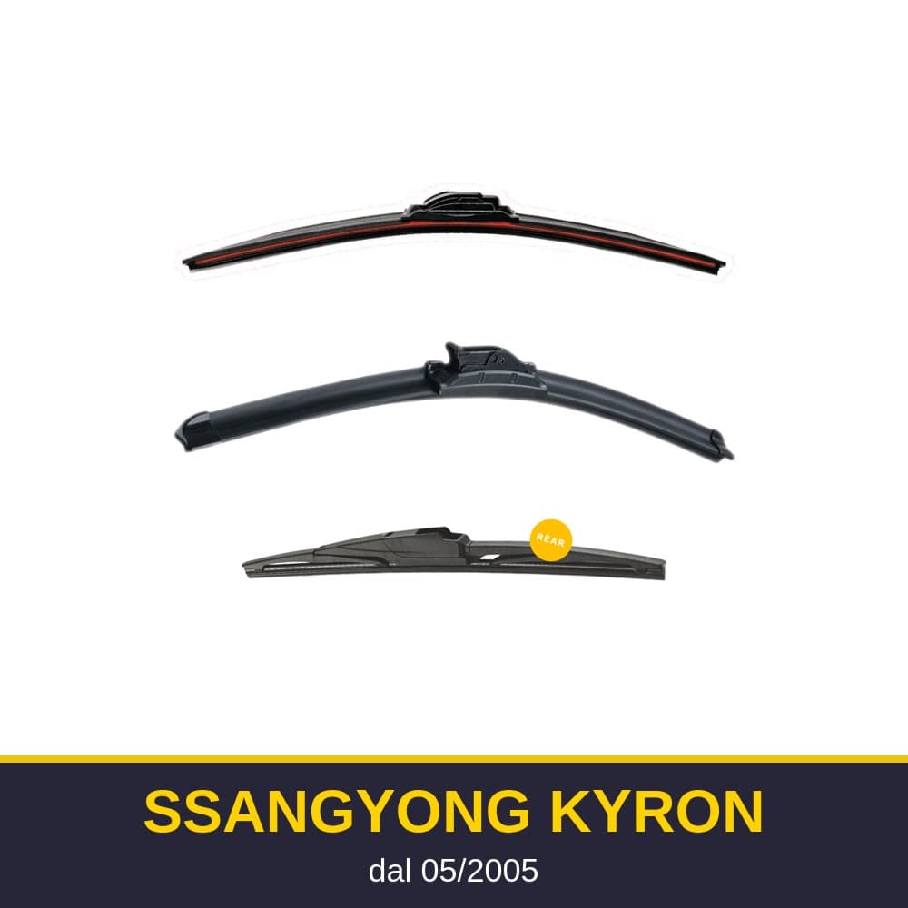 Spazzole tergicristallo SsangYong Kyron (05/2005-)