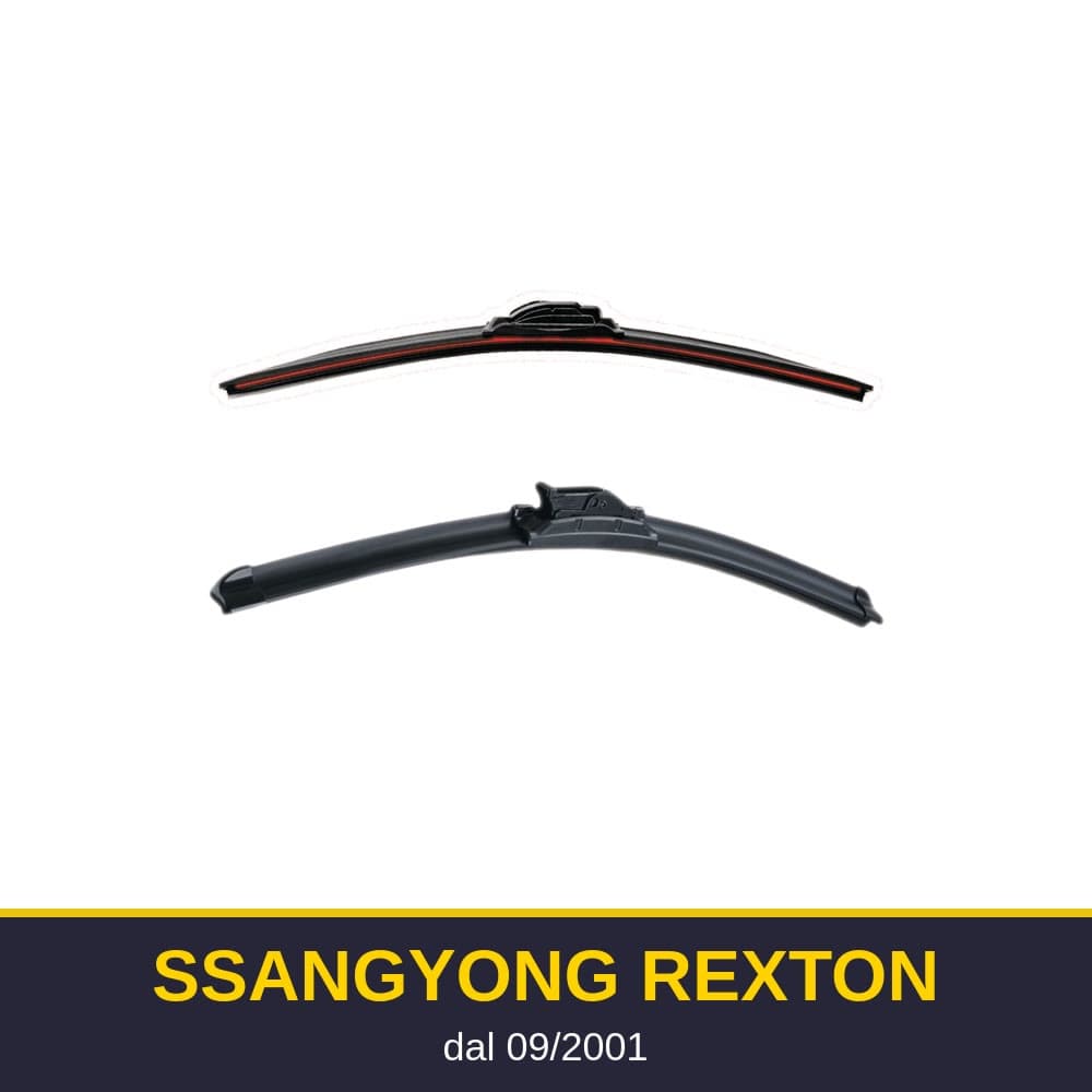 Spazzole tergicristallo SsangYong Rexton (09/2001-)