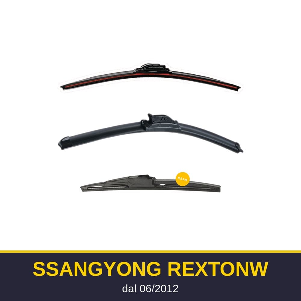Spazzole tergicristallo SsangYong RextonW (06/2012-)