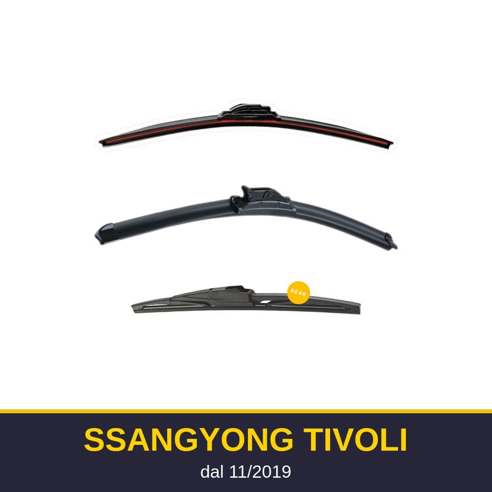 Spazzole tergicristallo SsangYong Tivoli (11/2019-)