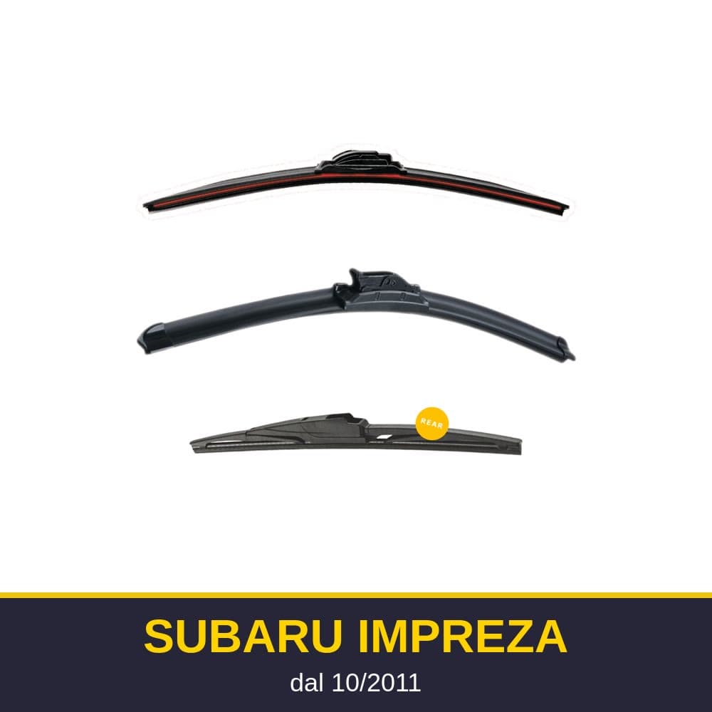 Spazzole tergicristallo Subaru Impreza (10/2011-)