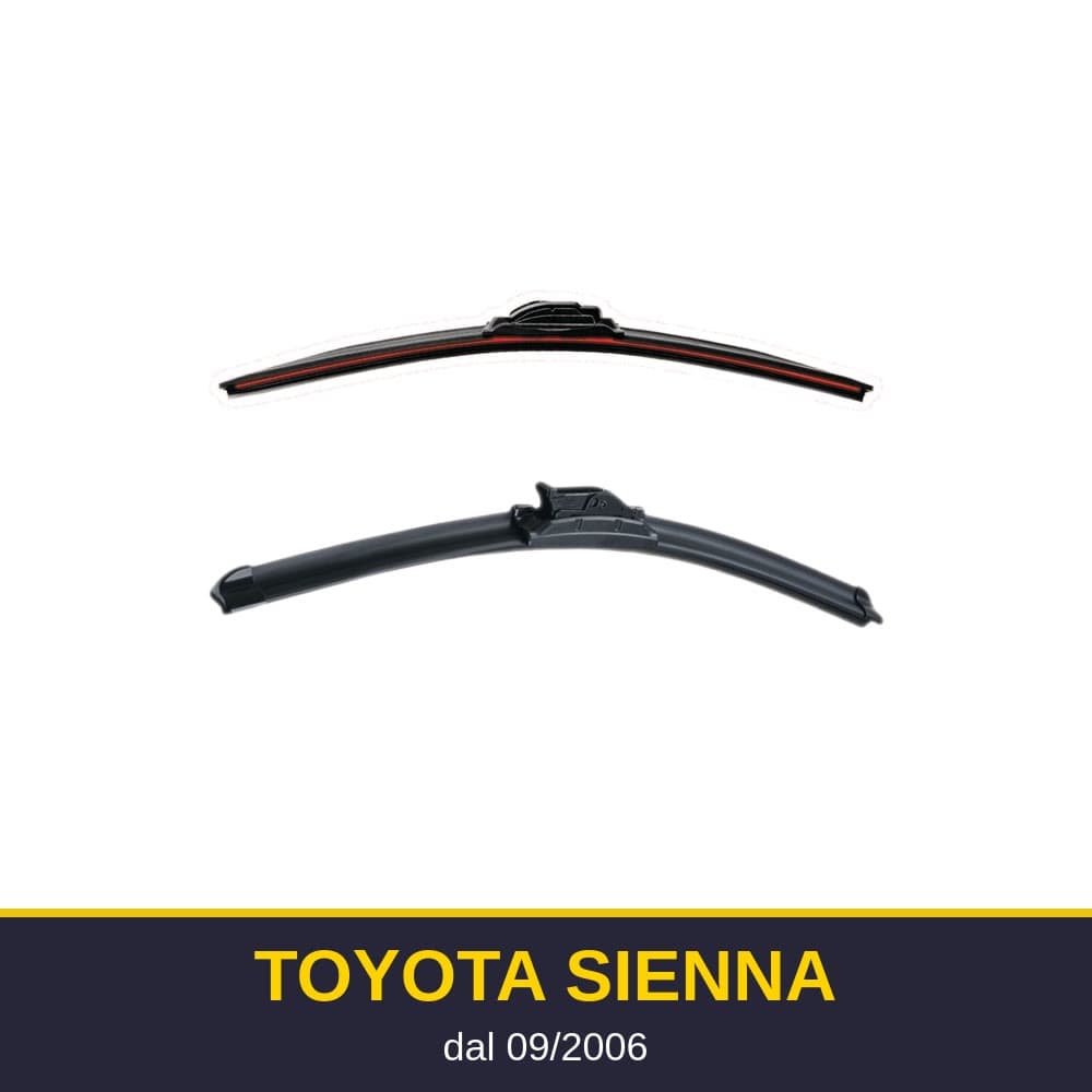 Spazzole tergicristallo Toyota Sienna (09/2006-)