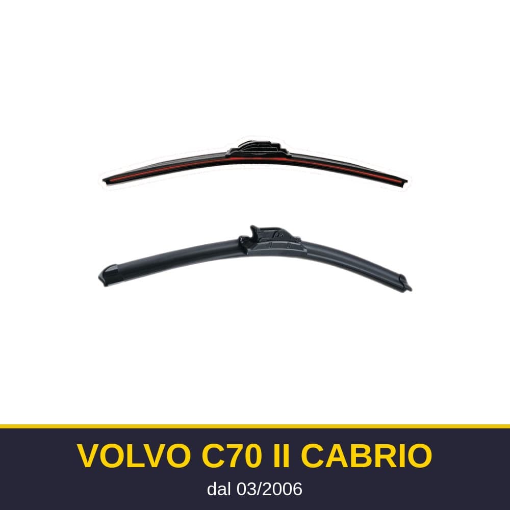 Spazzole tergicristallo Volvo C70 II Cabrio (03/2006-)
