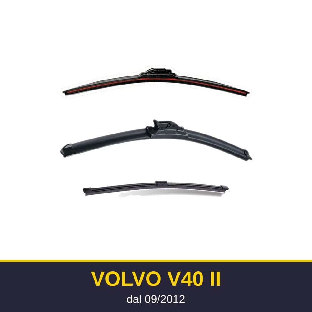 Spazzole tergicristallo Volvo V40 II (09/2012-)