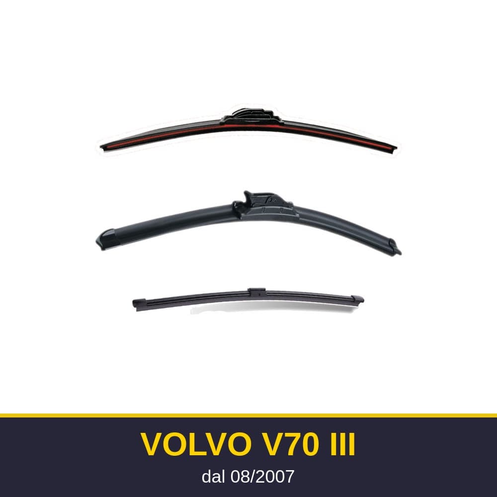 Spazzole tergicristallo Volvo V70 III (08/2007-)