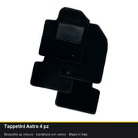 Tappetini in moquette Astro su misura 4 pezzi