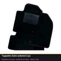 Tappetini in moquette Astro su misura anteriori 2 pezzi