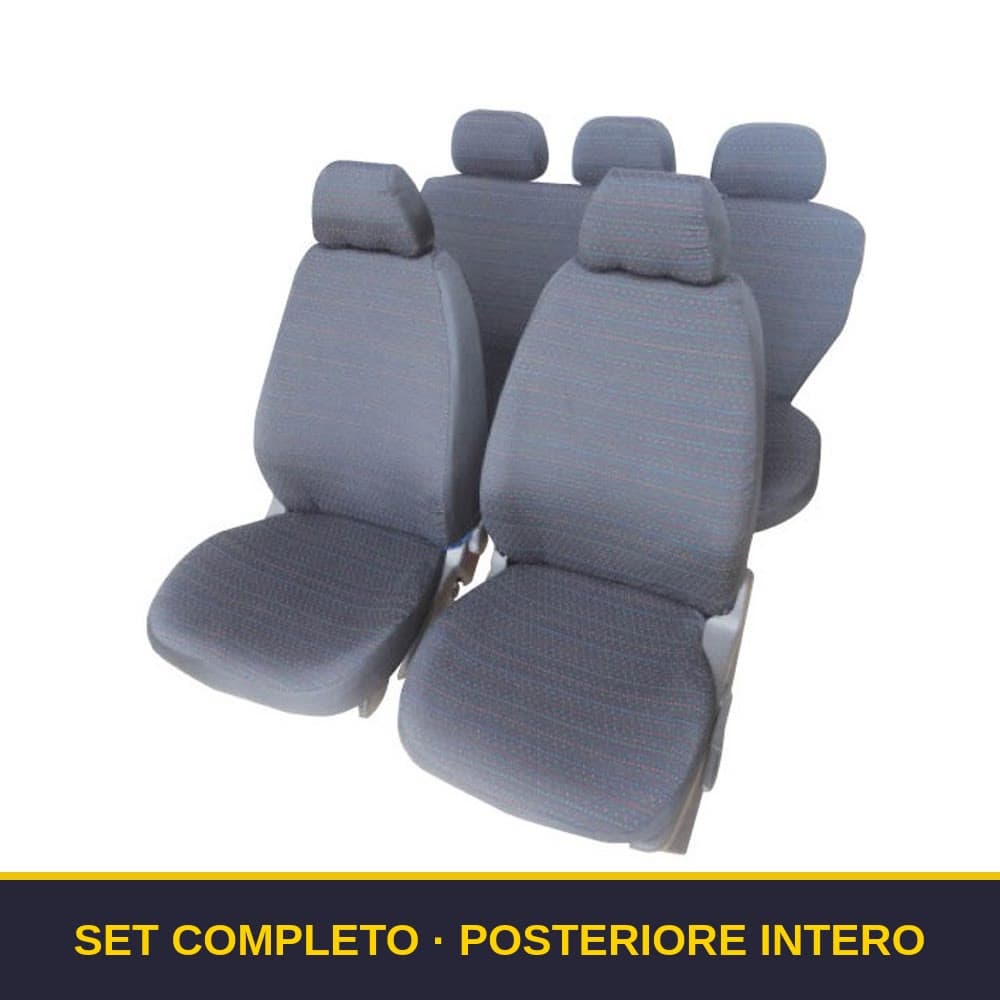 Coprisedili auto universali Jolly – set completo con posteriore intero
