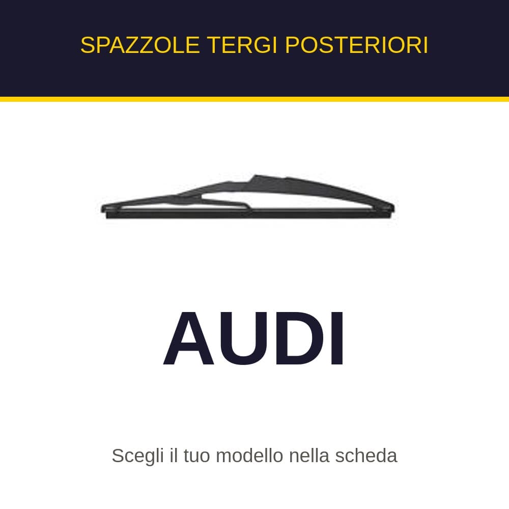 Spazzole tergi posteriori Audi