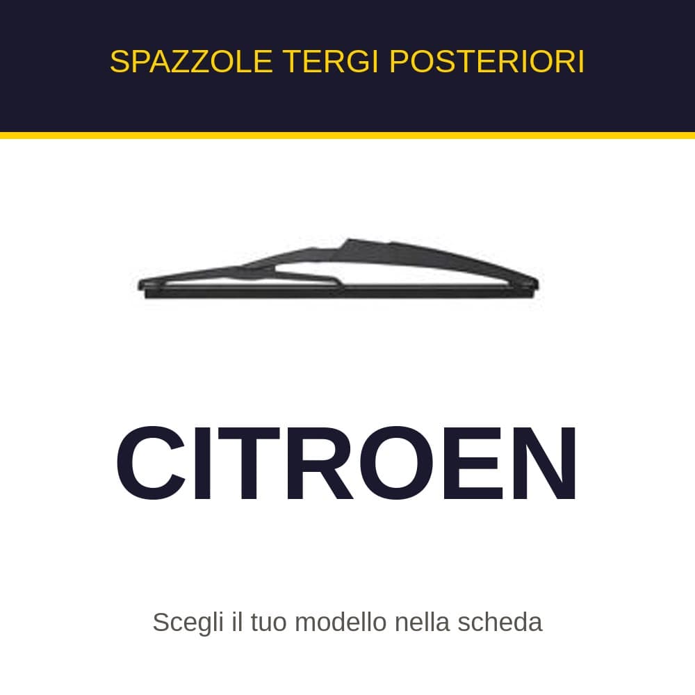 Spazzole tergi posteriori Citroen