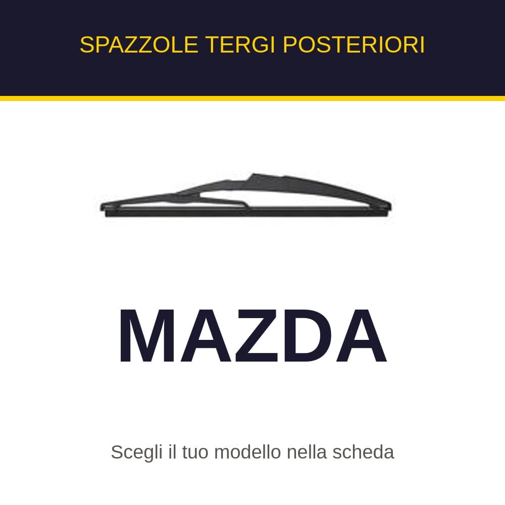 Spazzole tergi posteriori Mazda