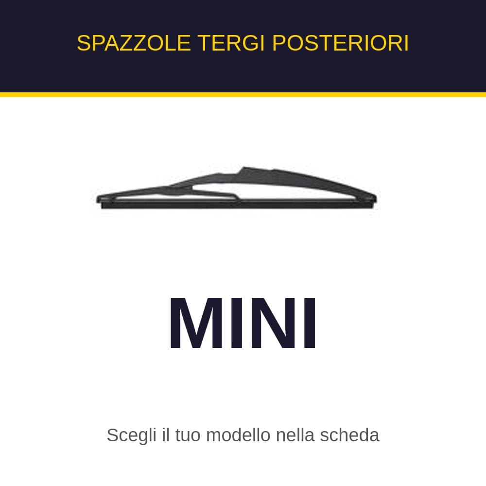 Spazzole tergi posteriori Mini