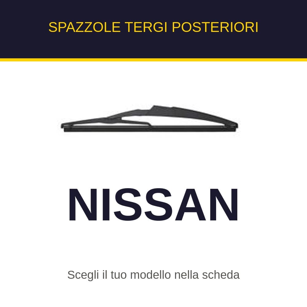 Spazzole tergi posteriori Nissan