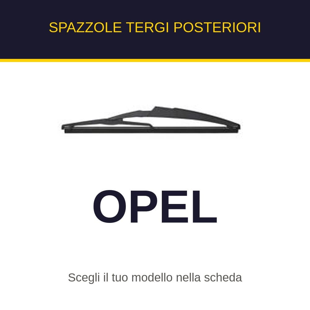 Spazzole tergi posteriori Opel