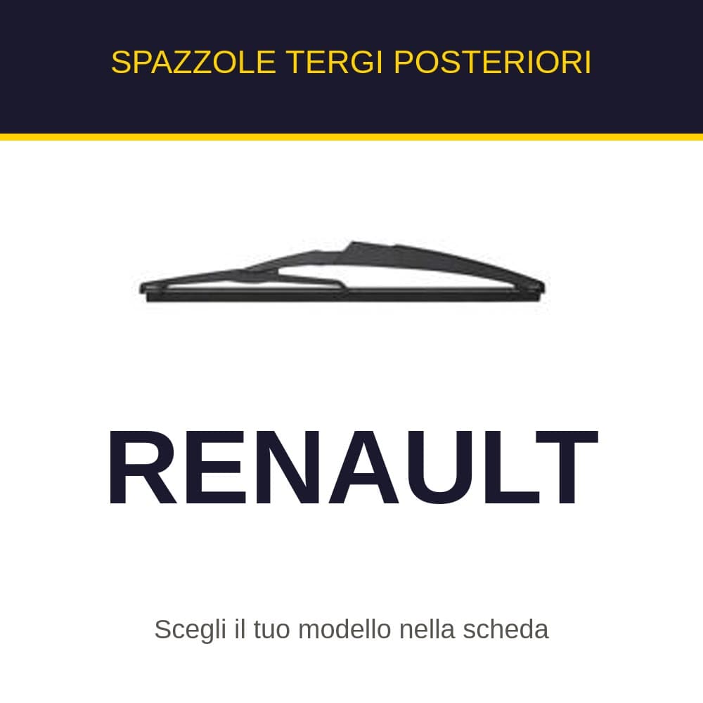 Spazzole tergi posteriori Renault
