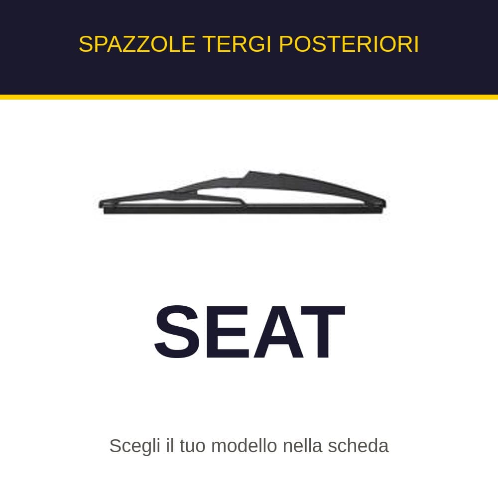 Spazzole tergi posteriori Seat