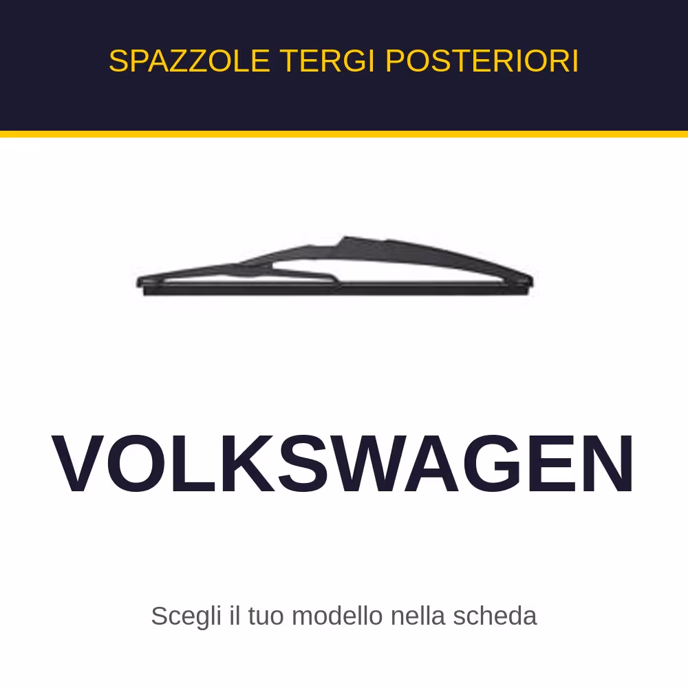 Spazzole tergi posteriori Volkswagen