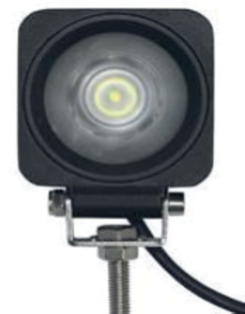 Faro di profondita’ a cubo alta luminosita’ 12/24 volt 1 LED Cree da 10