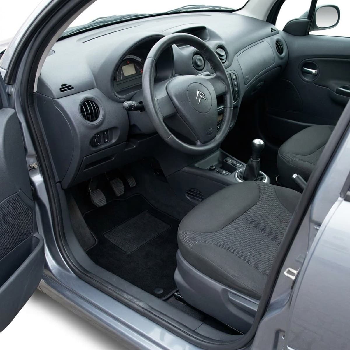 Tappetini in moquette Astro montati su Citroën C3 (2002-2009)